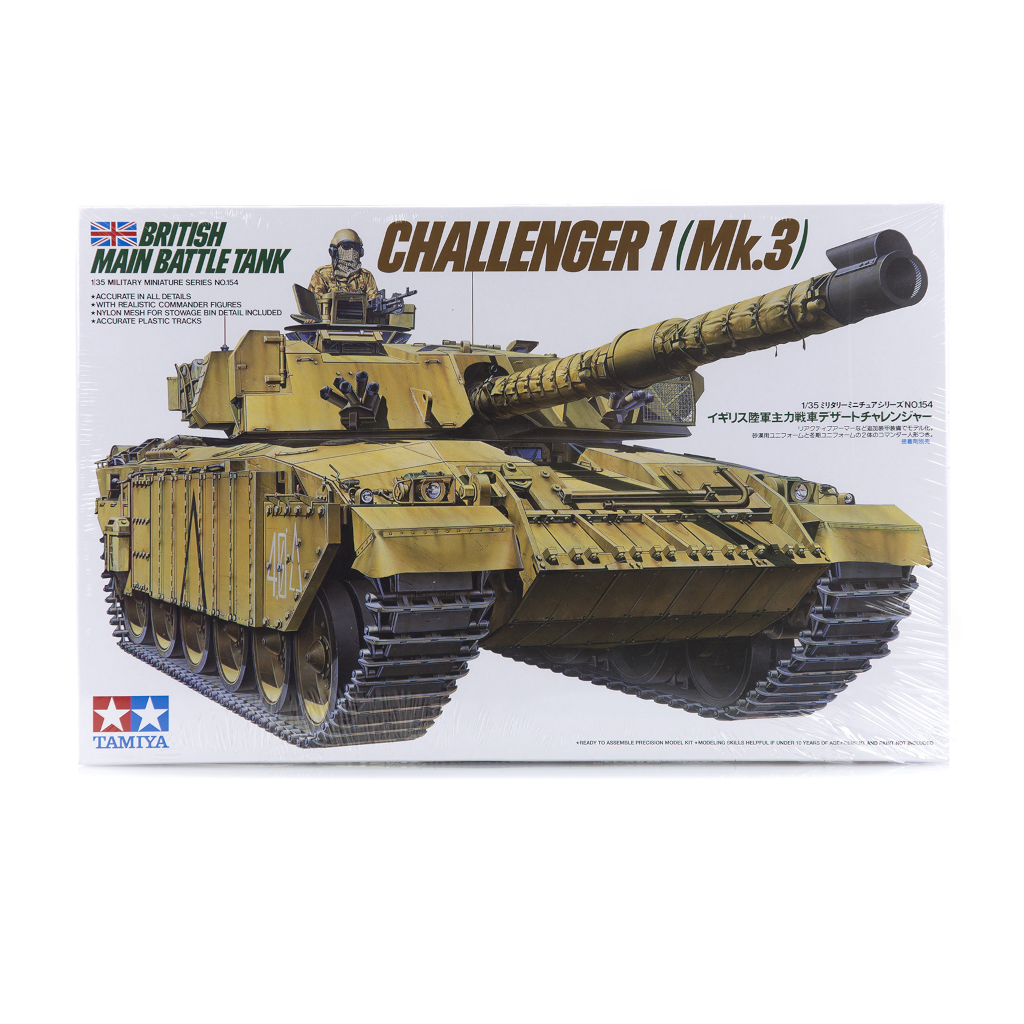 Tamiya 35154 1/35 British Main Battle Tank Challenger 1 Mk.3 Model Kit