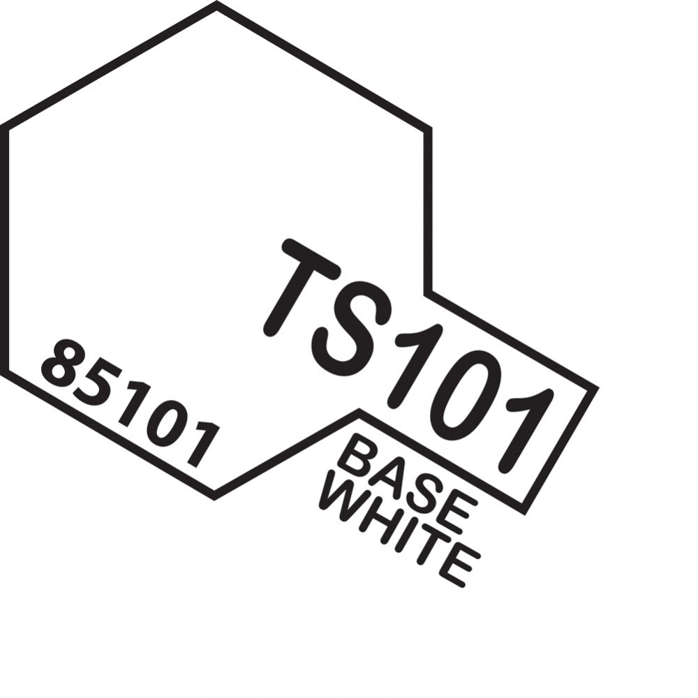 Tamiya-Tamiya TS-101 BASE WHITE-rc-cars-scale-models-sunshine-coast
